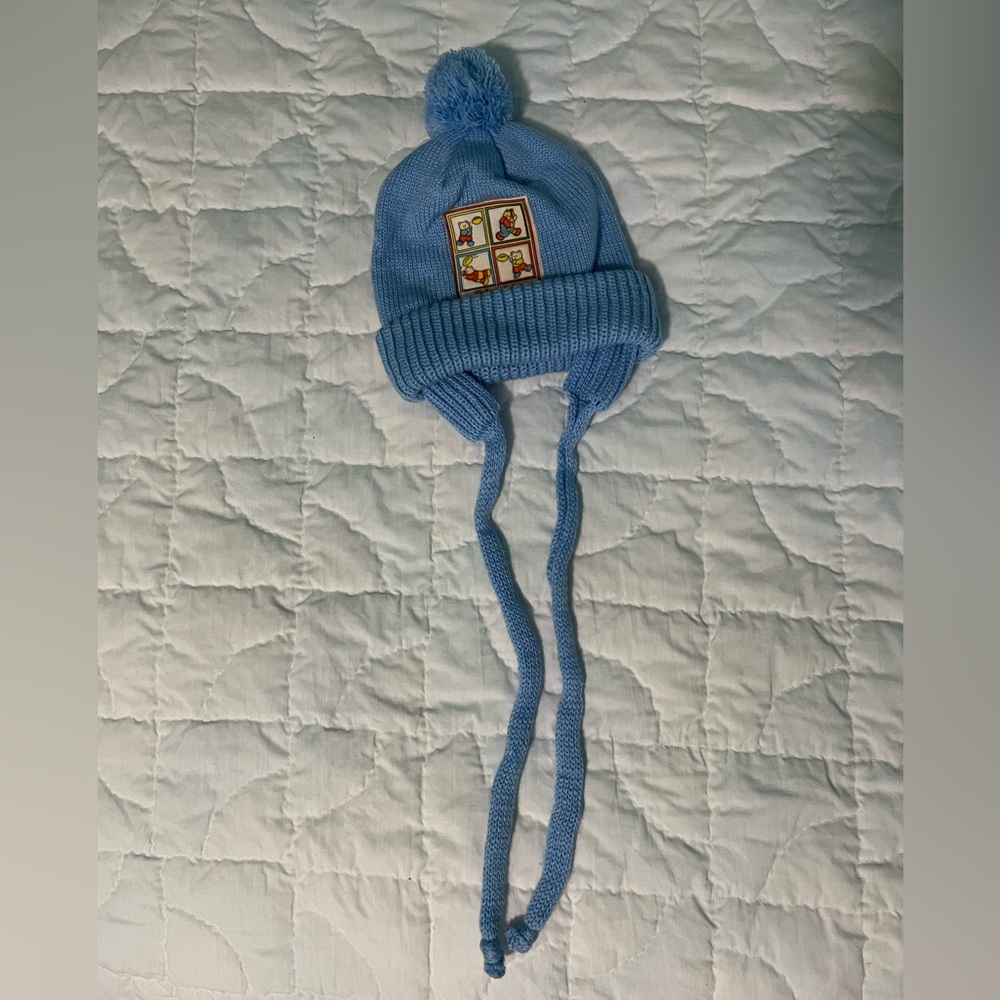 Fisher-Price Light Blue Kids Hat with Ear Flaps